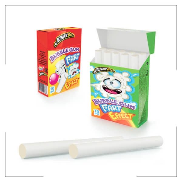 Bubble gum + fart effect