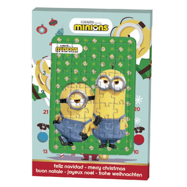 Calendrier avent puzzle Minions