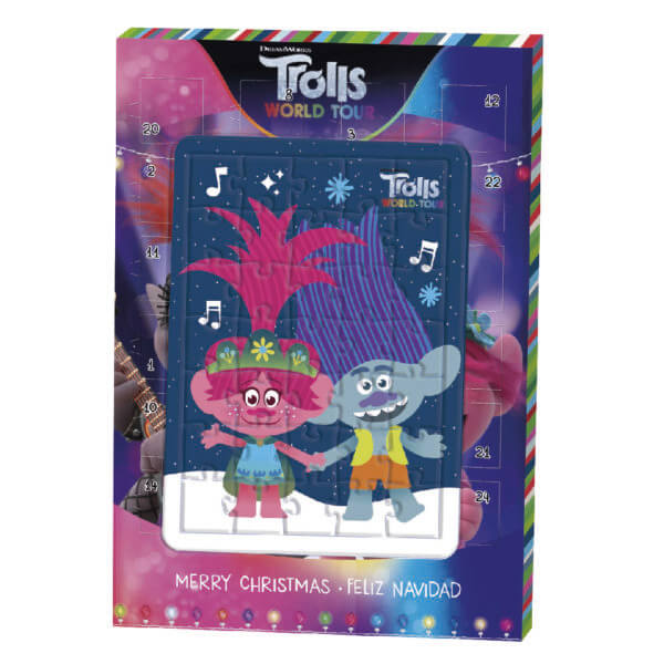 Calendrier avent puzzle Trolls