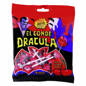 Sachet sucette Dracula + chewing-gum