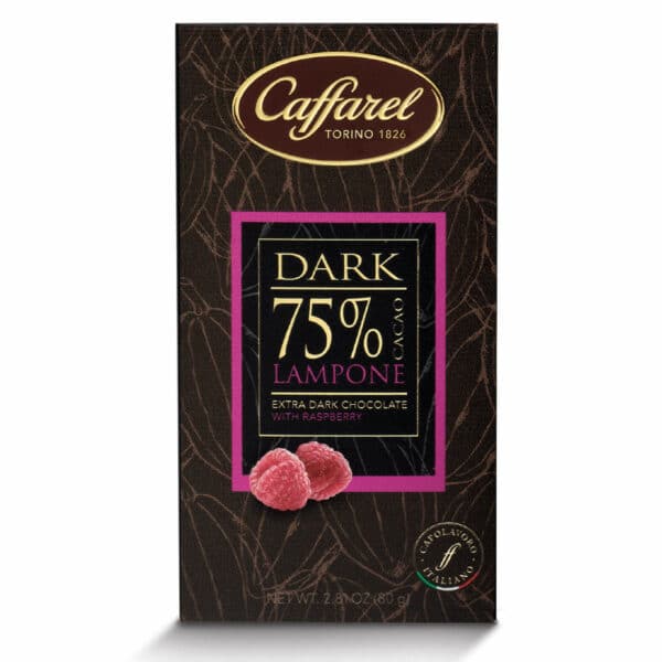 dark framboise CAFFAREL chocolate bar