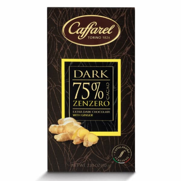 dark Gingembre CAFFAREL chocolate bar