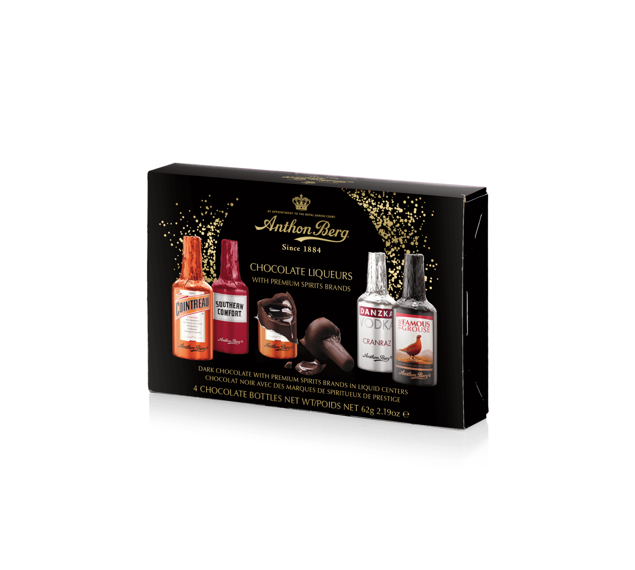 Coffret chocolate liqueur 4 pieces Anthon Berg Mc And Co