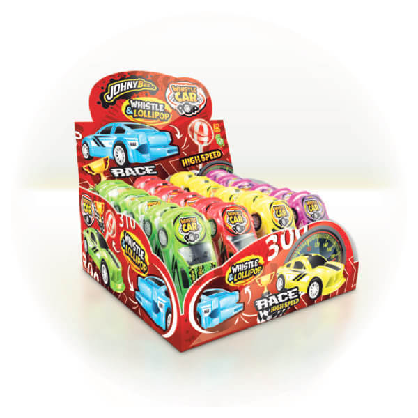 Whistle car pop display